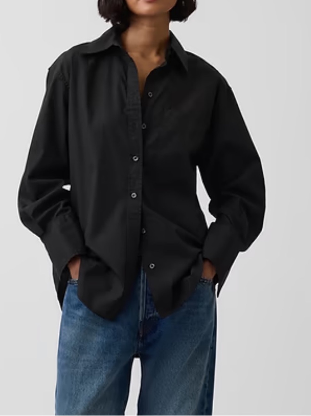 Gap Organic Cotton Poplin Big Shirt